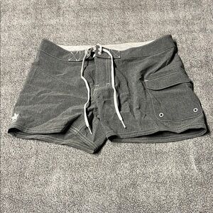 Dakine Gray Cargo Drawstring Shorts